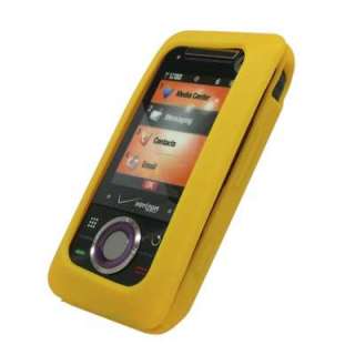 for Motorola Rival A455 Case Cover Silicone Skin Yellow 837654604892 