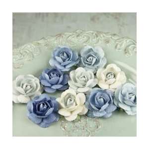   Paper Flowers With Glitter 1 10/Pkg   Bonnie Arts, Crafts & Sewing