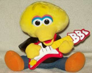 Sesame St. Rock & Roll Big Bird Doll Plays Music& Talks  
