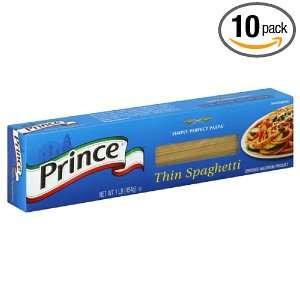 Prince 1002 Thin Spaghetti Box, 16 Ounce Grocery & Gourmet Food
