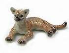 northern rose porcelain miniature cougar cub  