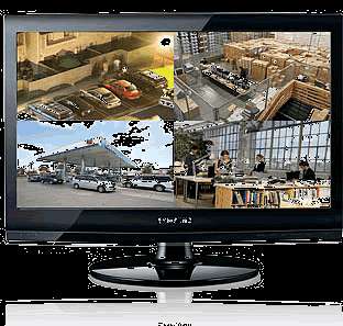 Samsung 22 LCD Monitor with built in 8 CH DVR