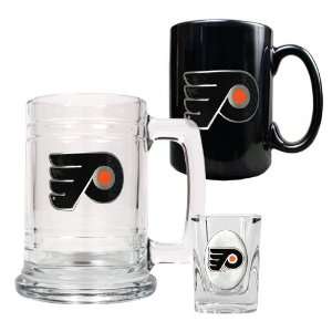 com Philadelphia Flyers NHL 15oz Tankard, 15oz Ceramic Mug & 2oz Shot 