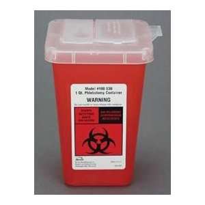   Sharps Fits Phlebotomy Trays Red 1qt 100/Ca by, Bemis Healthcare, Inc