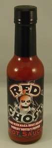 Red Ghost Jolokia (ghost pepper) hot sauce  