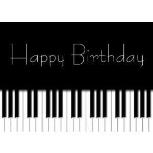  Birthday Card   Piano Keyboard Keys Health & Personal 