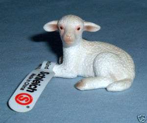 Schleich #13284 Toy Collectible Lying Lamb, Sheep  