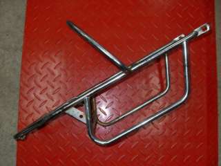 This is a cool chrome Luggage rack for a vintage Tomos , Puch or other 