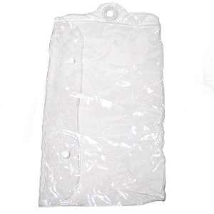 Hanging Grommeted Travel Toiletries & Cosmetic Storage Bag in CLEAR by 