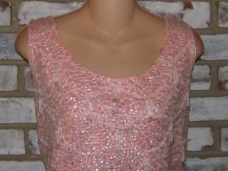 Vtg 50s SEQUIN BEADS WOOL PARTY FORMAL or JEANS PANTS to SKIRTS TOP 