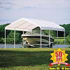 ShelterLogic 12 x 26 Canopy, 2 Feet 5 Rib Frame, Whit