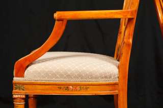 Pair Hepplewhite Arm Chairs Dining Chair Furniture Regency  