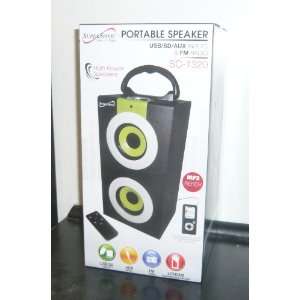  Portable Speaker with USB, SD, AUX Inputs and FM Radio 