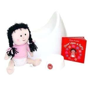  Once Upon A Potty Training Gift Bundle w/Girl Doll Baby