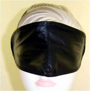   PU Leather Soft Eye Cover Nose Sleep Blackout Mask No Light  