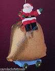 Gold Bag Toys 1989 Santas Comin Enesco Small Wonders 