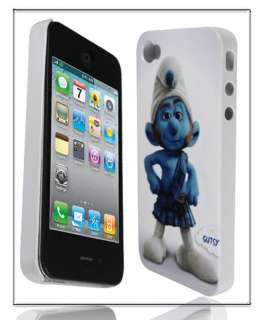Smurfs Movie Gutsy Hard Case Back Cover For Apple iPhone 4 4G New 