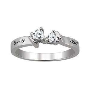 Couples Hearts Promise Ring Jewelry