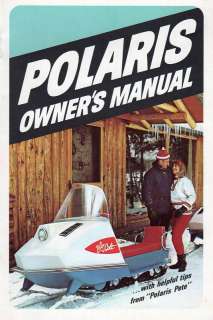 MINT N.O.S.1968 POLARIS SNOWMOBILE OWNERS MANUAL  