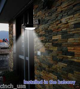   Solar Lamp Outdoor Wall Light Ray Sound Sensor path garden yard light