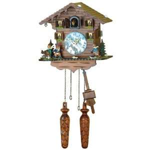  Quartz Cuckoo Clock Swiss house mont blanc, incl 