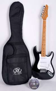 Hawk MN 3/4 BK Short Scale Guitar w/Free Bag and DVD  