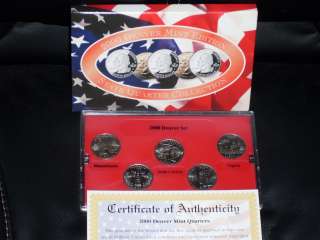 2000 State Quarter Collection Denver Mint Edition COA  