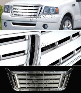 2004 2008 FORD F 150 2009 LOOK CHROME 1 PIECE FRONT GRILLE