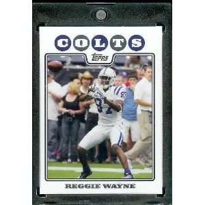 2008 Topps # 138 Reggie Wayne   Indianapolis Colts   NFL Trading Cards 