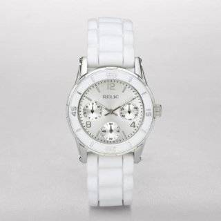 Relic by Fossil Ladies Multi Function White Strap Quartz Dress Watch 