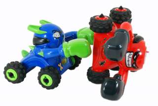   Bots Crusher and Buzzsaw Robot in Red and Blue   2 Pack Toys & Games