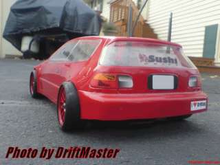 As you can see, Sushi Drift Tires have machined rounded edges with the 