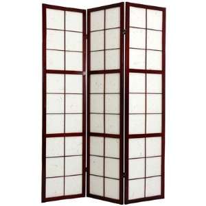   Asian Room Divider in Rosewood Number of Panels 6 Furniture & Decor