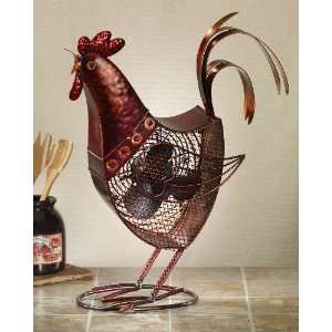  BF0360   Decorative Rooster Figurine Fan