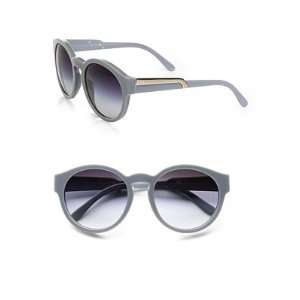   McCartney Retro Inspired Round Sunglasses   Havana