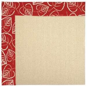   Zoe Beach Sisal 2009 Heritage Red 525 2 6 x 8 Runner Area Rug