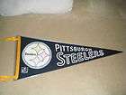 RARE STEELERS TEAM SIGNED PENNANT WITH 18 AUTOGRAPHS  