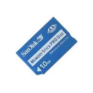  1GB Memory Stick Pro Duo Sandisk SDMPSD 1024 (CIW) Flash Memory 