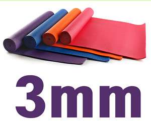 24 * 68 Mat for Fitness Yoga Pilates   3mm Thick  