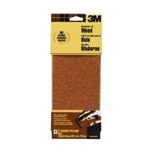  3M 19038NA CC Sandpaper, Garnet, Coarse, 4 Sheets