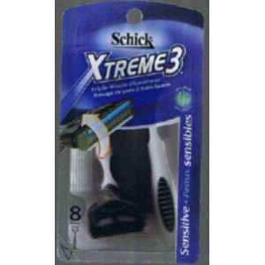  Schick Xtreme 3 Sensitive Disposables (Pack of 10) Beauty