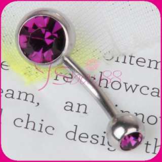 8x Body Jewelry Ball Belly Button Ring Color Assorted  