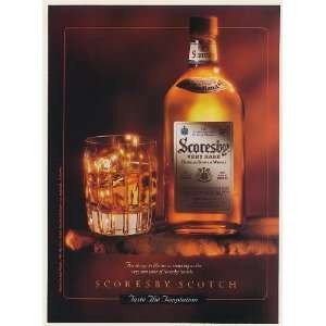 1993 Scoresby Very Rare Scotch Whisky Bottle Glass Taste the 