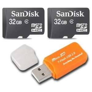  64 GB (32GB x2  64GB) SD HC micro SDHC Class 4 Flash Memory Card 