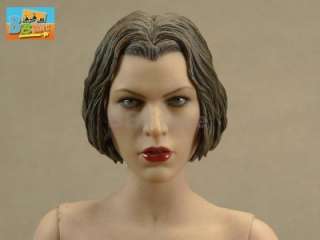 Hot Toys Alice MILLA JOVOVICH HEAD Sculpt Resident Evil Afterlife 1/6 