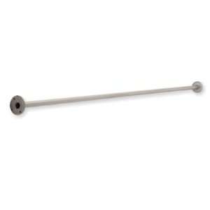   Shower Rod with Step Style Flange   60 Shower Rod