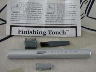 Finishing Touch Face/Bikini line Hair Trimmer with Eyebrow Attachment 