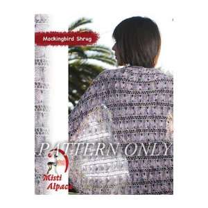    Misti Alpaca Mockingbird Shrug Pattern Arts, Crafts & Sewing