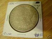 1886O 1886 O Morgan Silver Dollar Rare Large O  