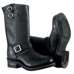  River Road Twin Buckle Engineer Motorcycle Boots Black 13 